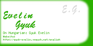 evelin gyuk business card